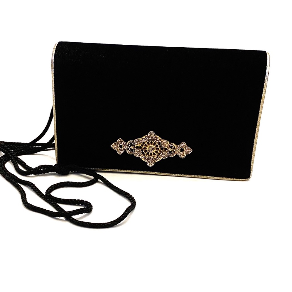 Vintage Black Evening Clutch